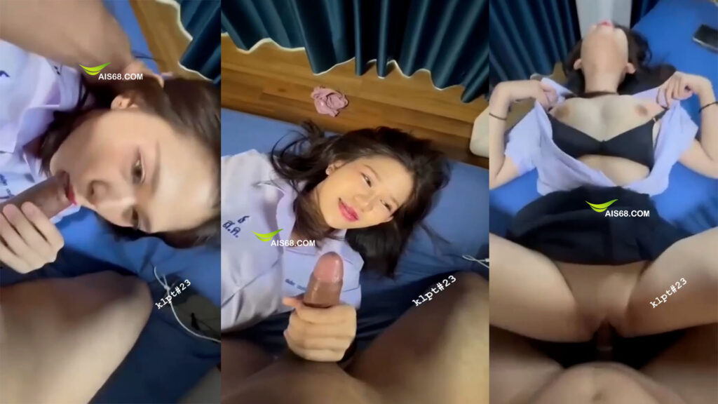 เย็ดนร.คาชุด xxx ขาวเนียนทั้งตัวจับดูดควยเกือบแตกคาปาก น่ารักลีลาเย็ดเกินวัย