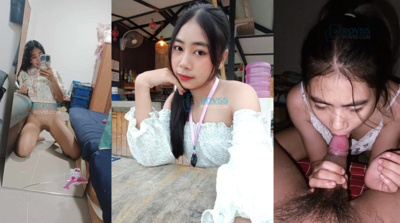 หนังโป้ฟรี สาวอมควยให้แฟนน้องมายด์โดนแฟนปล่อยคลิปโม๊คควย