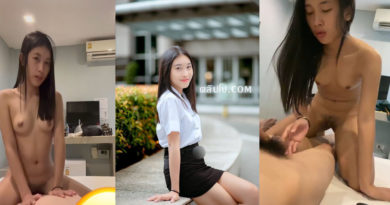 คลิปหลุดนักศึกษาเย็ดกับแฟนตัวเล็กน่ารักขย่มควยเงี่ยนมาก