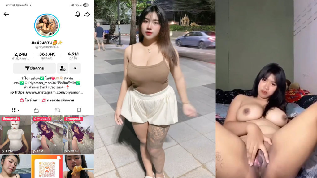 เบ็ดหีไทย สาวนักรีวิวแอบรับงานคอลเสียวหุ่นอวบนมใหญ่