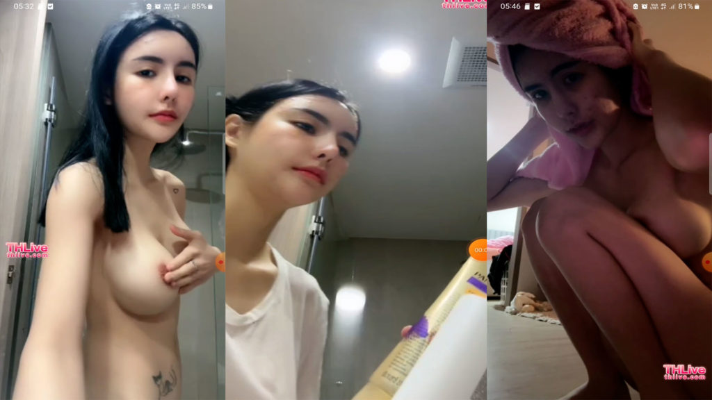 หลุดกลุ่มลับวีไอพี สาวน่ารักตั้งกล้องไลฟ์สดอาบน้ำโชว์ ขาวเนียนยันแคมหี คลิปโป้เสียงไทยสาวสวยระดับเน็ตไอดอลมาเปิดหีให้ชม