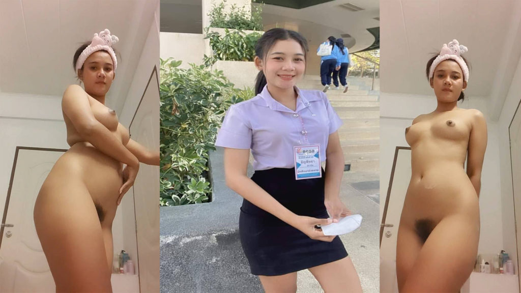 คลิปหลุดมาใหม่ คอลเสียวนักศึกษาปีหนึ่งขาวเนียนน่ารัก