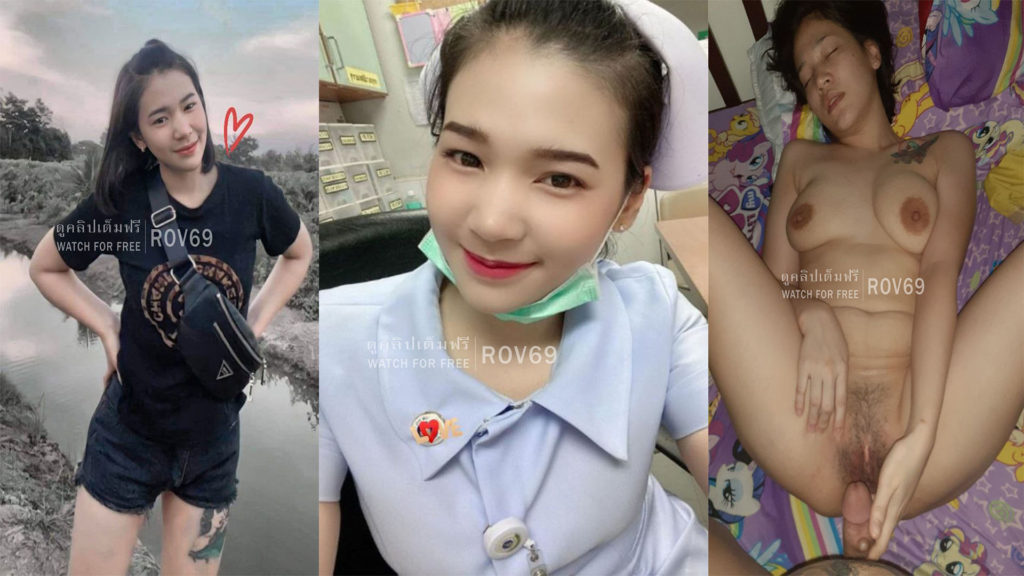 สาวพยาบาล โดนแฟนเก่าปล่อยคลิปลับอมควยให้แฟนเกือบแตกคาปาก