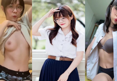 หลุดสาวแว่น คลิปหลุดนักศึกษาสาวถ่ายคลิปบีบนมยั่วเย็ด ส่งให้แฟน เงี่ยนอยากโดนเย็ด