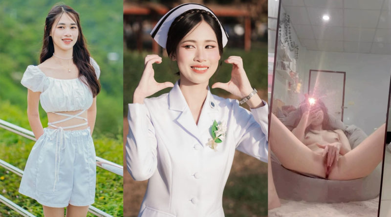คลิปเบ็ดหีเด็ดๆ พยาบาลสาวถ่ายส่งให้แฟนดู ขาวเนียนน่ารักแคมหีสีชมพู
