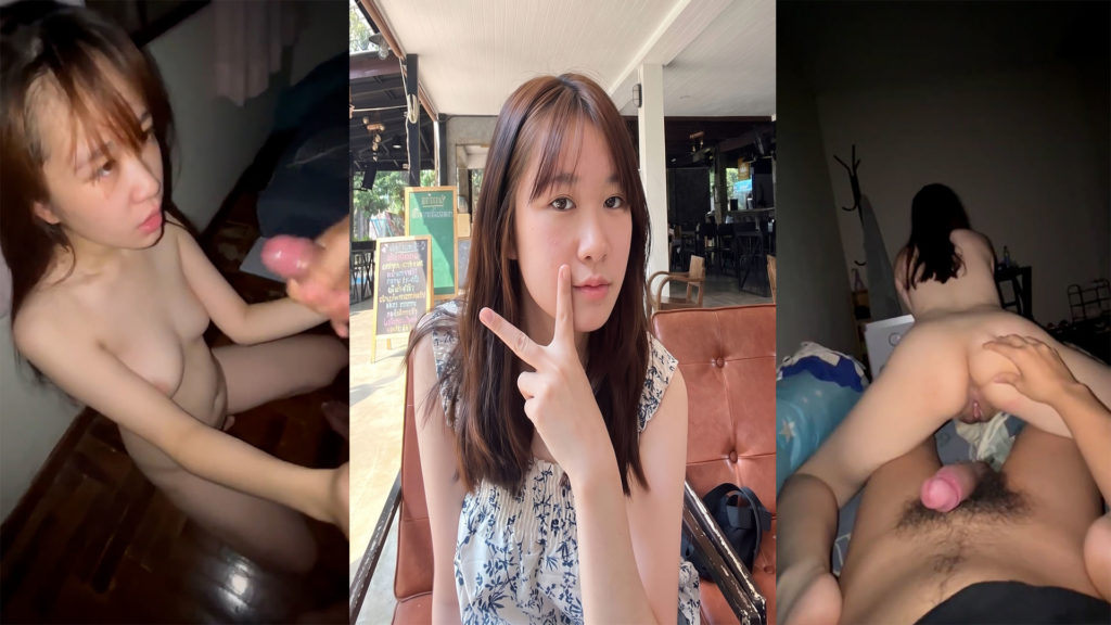 เย็ดกับแฟน ขาวเนียนน่ารักโม็คควยน้ำแตก เย็ดต่อบนเตียง คนอะไรจะขาวเนียนทั้งตัวแบบนี้