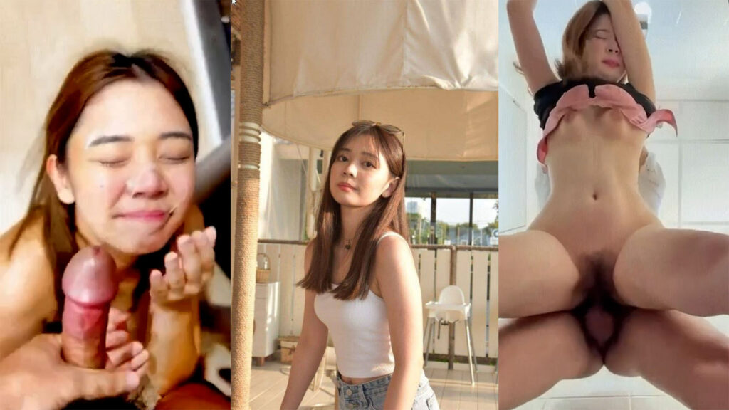 น้ำเต็มหน้า สาวน่ารักแฟนชักใส่หน้า