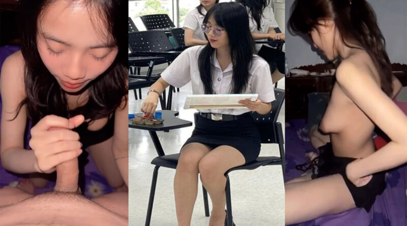 นักศึกษาโม็คควย คลิปหลุดสาวนศ. น่ารักหัวนมแหลมดูดควยให้แฟน หุ่นดีแบบนี้เย็ดเสียวแน่นอน
