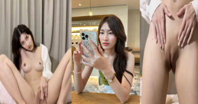 คลิปเบ็ดหีเนียนๆ สาวตั้งกล้องถ่ายคลิปส่งให้แฟน หุ่นดีนมใหญ่ขาวเนียนยันแคมหี แหกหีโชว์