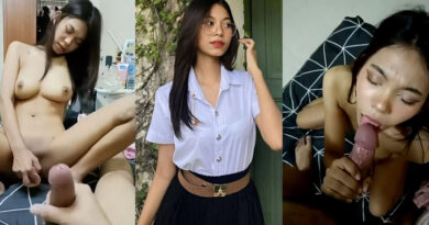 เย็ดแฟนนักศึกษา สาวแว่นตัวเล็กนมใหญ่โยกควยนมเด้งอย่างเสียว