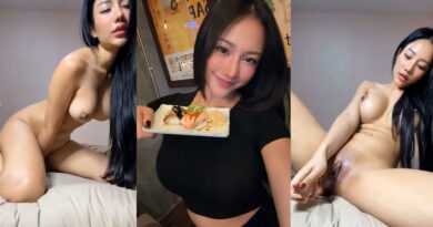 นางแบบเล่นควยปลอม คลิปหลุดตั้งกล้องรับงานถ่ายคลิปช่วยตัวเอง